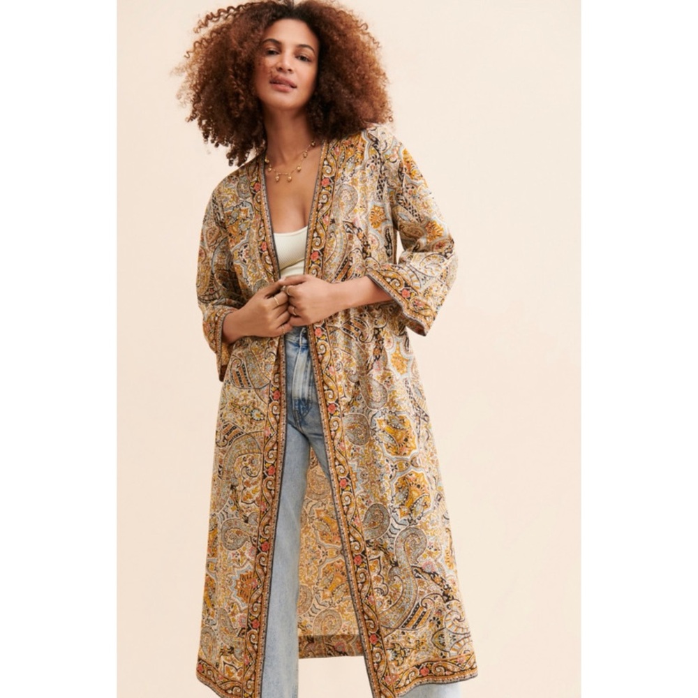 Cleobella printed duster Paisley Print EUC